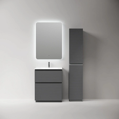 Тумба под раковину SANCOS Folk Floor FL60FGS 590х445х850 Grey soft, напольная Тумба под раковину SANCOS Folk Floor FL60FGS 590х445х850 Grey soft, напольная