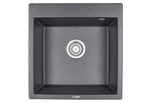 Кухонная мойка Granula 5102, ШВАРЦ (чёрный металлик), кварц 510x520 Кухонная мойка Granula 5102, ШВАРЦ (чёрный металлик), кварц 510x520
