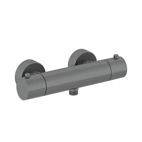 Смеситель для душа Kludi OBJEKTA 35200N238 с термостатом оружейная сталь Смеситель для душа Kludi OBJEKTA 35200N238 с термостатом оружейная сталь