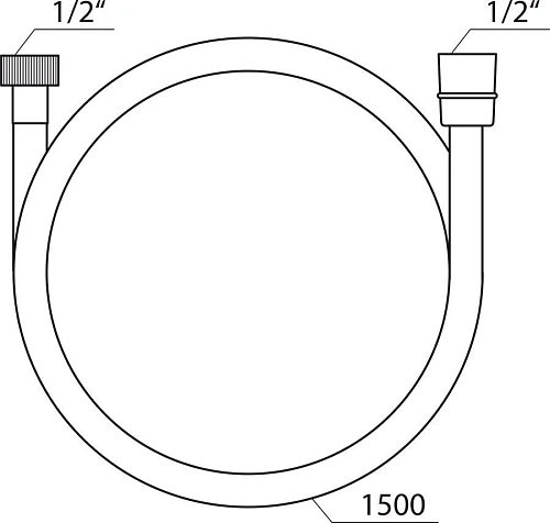 Душевой шланг Ravak 913.00 SatinFlex 1.5м (X07P176) Душевой шланг Ravak 913.00 SatinFlex 1.5м (X07P176)