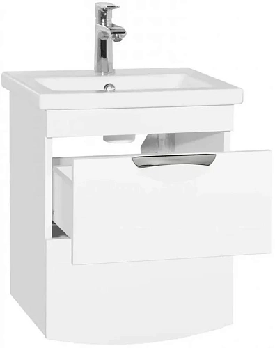 Тумба с раковиной Style Line Жасмин 2 (2 ящика) подвесная, люкс PLUS белая ЛС-000010039 Тумба с раковиной Style Line Жасмин 2 (2 ящика) подвесная, люкс PLUS белая ЛС-000010039