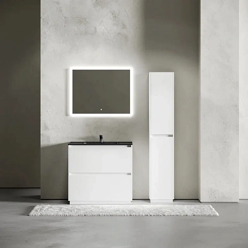 Тумба под раковину Sancos Libra Floor LB90FW напольная, 890х450х840 белый глянец Тумба под раковину Sancos Libra Floor LB90FW напольная, 890х450х840 белый глянец