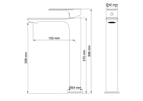 Смеситель для раковины Wonzon & Woghand хром (WW-88019079-CR) Смеситель для раковины Wonzon & Woghand хром (WW-88019079-CR)
