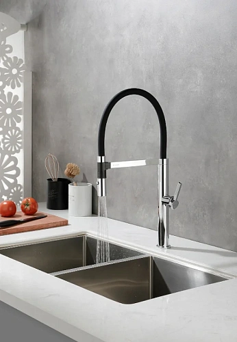 Смеситель для кухни Paulmark Leader хром Le214101-CR Смеситель для кухни Paulmark Leader хром Le214101-CR