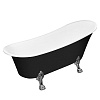 Картинка анонса товара «ванна отдельностоящая ntbagno black addax nt15 176x71 см»