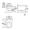 Унитаз подвесной GROHE Euro Ceramic с гигиеническим покрытием, альпин-белый (3932800H) Унитаз подвесной GROHE Euro Ceramic с гигиеническим покрытием, альпин-белый (3932800H)