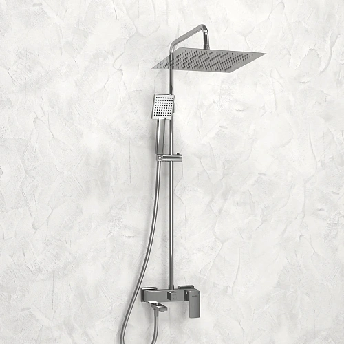 Душевая система WasserKRAFT A177.118.141.087.CH хром Душевая система WasserKRAFT A177.118.141.087.CH хром