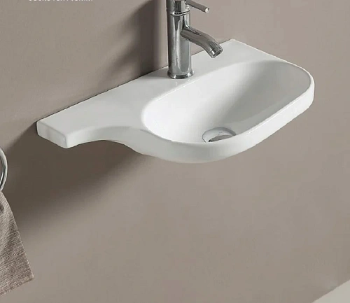 Раковина CeramaLux 78365 подвесная, белый Раковина CeramaLux 78365 подвесная, белый