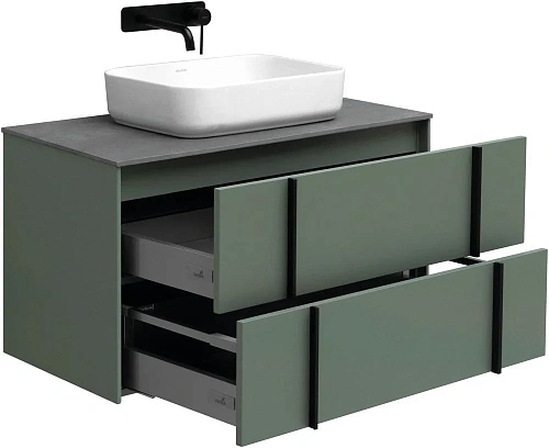 Тумба под раковину Allen Brau Reality 90 1.32006.CGM олива матовый Тумба под раковину Allen Brau Reality 90 1.32006.CGM олива матовый