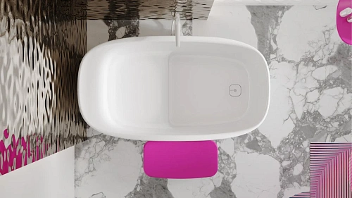 Ванна отдельностоящая Salini ORIENTE OFURO в цвете по RAL 1043101GF 1400x800 из искусственного камня S-Sense Ванна отдельностоящая Salini ORIENTE OFURO в цвете по RAL 1043101GF 1400x800 из искусственного камня S-Sense