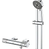 Смеситель для душа GROHE Precision Feel с душевым гарнитуром, хром (34791000) термостатитеский Смеситель для душа GROHE Precision Feel с душевым гарнитуром, хром (34791000) термостатитеский