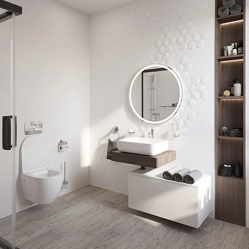 Столешница STWORKI Ольборг 60 дуб карпентер, без отверстий, с тумбой 80, с раковиной STWORKI Soul 1 489275 Столешница STWORKI Ольборг 60 дуб карпентер, без отверстий, с тумбой 80, с раковиной STWORKI Soul 1 489275