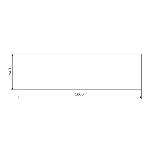 Экран для ванны фронтальный AM.PM Gem W93A-160-070W-P 160x70 Экран для ванны фронтальный AM.PM Gem W93A-160-070W-P 160x70