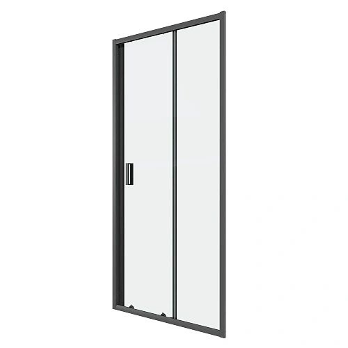 Душевая дверь Niagara Eco NG-651-9AB (90x190) профиль черный, стекло прозрачное Душевая дверь Niagara Eco NG-651-9AB (90x190) профиль черный, стекло прозрачное