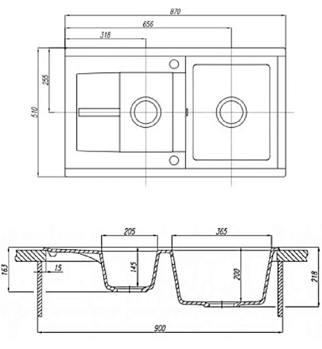 Кухонная мойка Aquaton Делия 87 1A716232DE280 из литого мрамора, кофе Кухонная мойка Aquaton Делия 87 1A716232DE280 из литого мрамора, кофе