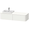 Картинка анонса товара «тумба под раковину duravit happy d.2 plus hp4934l3636 подвесная 160 см белая шелковисто-матовый лак»