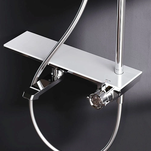 Душевая система AM.PM Gem F0790700 верхний душ 220мм хром Душевая система AM.PM Gem F0790700 верхний душ 220мм хром