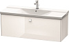 Картинка анонса товара «тумба под раковину duravit brioso br402302222 подвесная 122 см белый глянцевый»