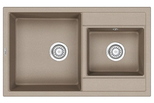 Кухонная мойка Granula 8201, ПЕСОК, кварц 820x500 Кухонная мойка Granula 8201, ПЕСОК, кварц 820x500