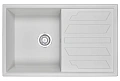 Кухонная мойка Granula 8002, АРКТИК (БЕЛЫЙ), кварц 790х500 Кухонная мойка Granula 8002, АРКТИК (БЕЛЫЙ), кварц 790х500