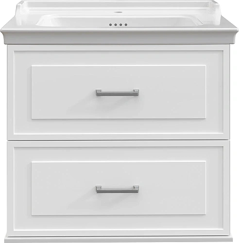 Тумба с раковиной STWORKI Хадстен 80 белая 540887 Тумба с раковиной STWORKI Хадстен 80 белая 540887