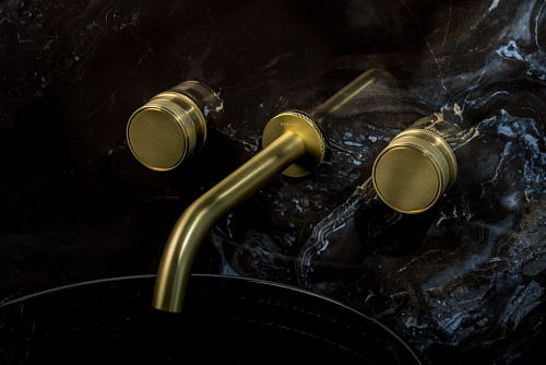 Смеситель для раковины Boheme PRESTIGE MAT GOLD встраиваемый 152-2-MG-PR Смеситель для раковины Boheme PRESTIGE MAT GOLD встраиваемый 152-2-MG-PR