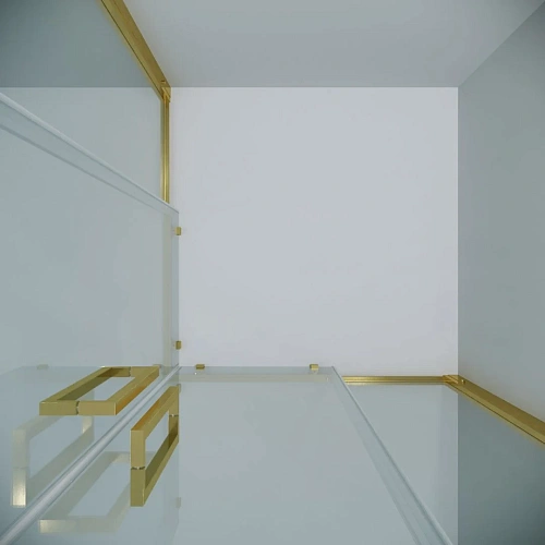 Душевой уголок GROSSMAN Cosmo 300.K33.02.9090.32.00 (90x90x195) квадрат,раздвижн,золото сатин,стекло прозрачн Душевой уголок GROSSMAN Cosmo 300.K33.02.9090.32.00 (90x90x195) квадрат,раздвижн,золото сатин,стекло прозрачн