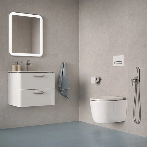 Унитаз подвесной IDDIS Slide (SLIRDSEi25) с сиденьем безободковый Унитаз подвесной IDDIS Slide (SLIRDSEi25) с сиденьем безободковый