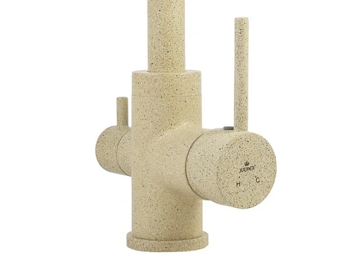 Смеситель для кухни Kaiser Merkur 26744-16 Sand боковой под фильтр R-излив песочный Смеситель для кухни Kaiser Merkur 26744-16 Sand боковой под фильтр R-излив песочный