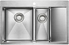 Картинка анонса товара «кухонная мойка paulmark aisi304 union pm537851-bsl брашированная нерж. сталь левая 780х510мм»