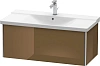 Тумба под раковину Duravit XSquare XS408206161 подвесная 101 см Коричнево-оливковый глянцевый