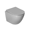Унитаз подвесной Vincea Globo VT1-14TMG Tornado, серый матовый, ультратонкое soft-close сиденье Унитаз подвесной Vincea Globo VT1-14TMG Tornado, серый матовый, ультратонкое soft-close сиденье