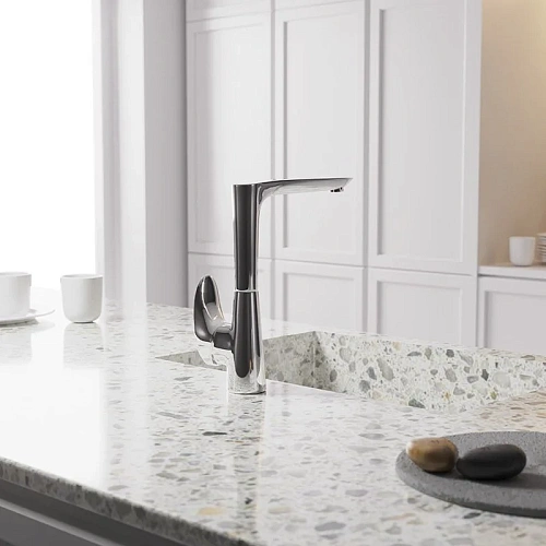 Смеситель для раковины Paini Cox 78CR211LBL с длинным изливом Смеситель для раковины Paini Cox 78CR211LBL с длинным изливом