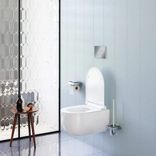 Унитаз подвесной Damixa Scandinavian Pure DX36C1701SC безободковый с сиденьем микролифт Унитаз подвесной Damixa Scandinavian Pure DX36C1701SC безободковый с сиденьем микролифт