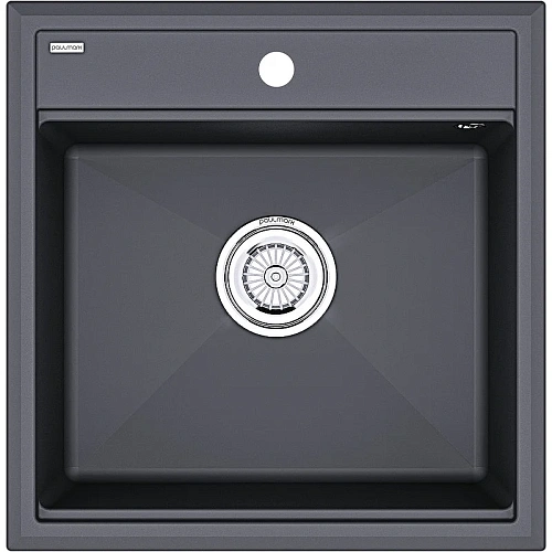 Кухонная мойка Paulmark STEPIA 50 PM115051-AN, антрацит, 500х510 Кухонная мойка Paulmark STEPIA 50 PM115051-AN, антрацит, 500х510