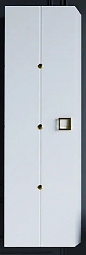 Шкаф-пенал Armadi Art Piazza 844-WG белый+золото без ножек Шкаф-пенал Armadi Art Piazza 844-WG белый+золото без ножек