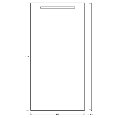 Зеркало Evoform Lumline BY 2012 60х120 см со встроенным LUM-светильником Зеркало Evoform Lumline BY 2012 60х120 см со встроенным LUM-светильником