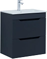 Тумба под раковину Aquanet Практика 60 маренго 2 ящика 00330458 напольная/подвесная Тумба под раковину Aquanet Практика 60 маренго 2 ящика 00330458 напольная/подвесная