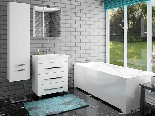 Шкаф-пенал Эстет Monaco ФР-00002155 подвесной, левый 400х340х1570 Шкаф-пенал Эстет Monaco ФР-00002155 подвесной, левый 400х340х1570