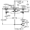 Смеситель для раковины GROHE Plus на 3 отверстия, M-Size (20301003) Смеситель для раковины GROHE Plus на 3 отверстия, M-Size (20301003)