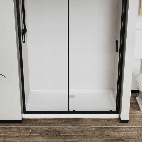 Душевая дверь Vincea City VDS-5CT110CLB, 1100, черный, стекло прозрачное Душевая дверь Vincea City VDS-5CT110CLB, 1100, черный, стекло прозрачное