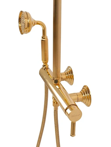 Душевая система CEZARES OLIMP-CD-03/24-L с верхним и ручным душем, золото 24 карат Душевая система CEZARES OLIMP-CD-03/24-L с верхним и ручным душем, золото 24 карат