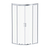 Картинка анонса товара «душевой уголок damixa skyline dx35wg-301-090mt 90х90х190, профиль хром матовый, стекло прозрачное»