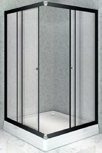 Душевой уголок Radomir Дрим 100х110 1-09-6-0-0-1230 прямоугольный, стекла прозрачные, профиль черный Душевой уголок Radomir Дрим 100х110 1-09-6-0-0-1230 прямоугольный, стекла прозрачные, профиль черный