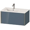 Тумба под раковину Duravit XVIU XV40260B147 подвесная 81 см Каменно-синий глянцевый Тумба под раковину Duravit XVIU XV40260B147 подвесная 81 см Каменно-синий глянцевый