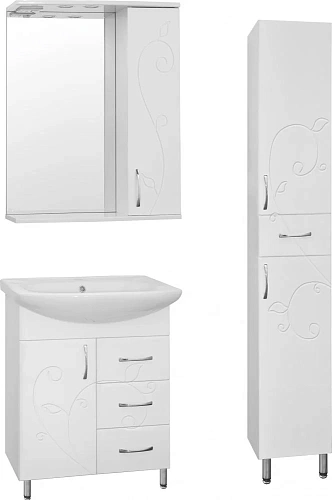 Зеркальный шкаф Style Line Панда 65/С, Фьюжн ЛС-00000078 Зеркальный шкаф Style Line Панда 65/С, Фьюжн ЛС-00000078