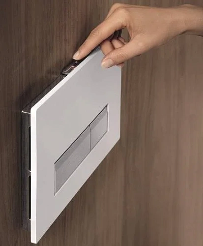 Клавиша смыва Geberit 115.600.KQ.1 Sigma40, со встроенной системой удаления запаха, металл, цвет б Клавиша смыва Geberit 115.600.KQ.1 Sigma40, со встроенной системой удаления запаха, металл, цвет б