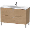 Картинка анонса товара «тумба под раковину duravit brioso br451401052 напольная 122 см европейский дуб»