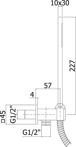 Душевой гарнитур Paffoni Premium ZDUP095CR Душевой гарнитур Paffoni Premium ZDUP095CR