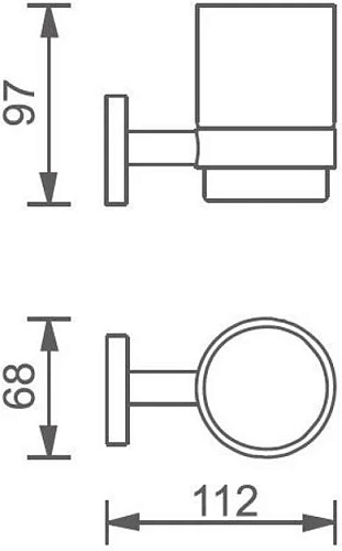 Стакан Aquanet 4584MB Стакан Aquanet 4584MB